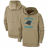 Carolina Panthers 2019 Salute To Service Sideline Therma Pullover Hoodie,baseball caps,new era cap wholesale,wholesale hats